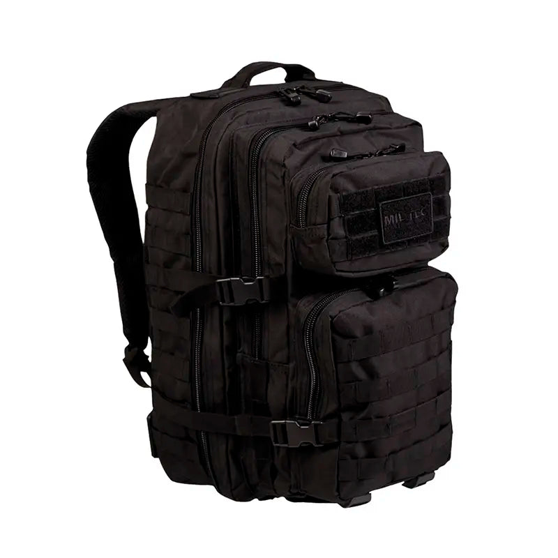 Mochila táctica negra Miltec