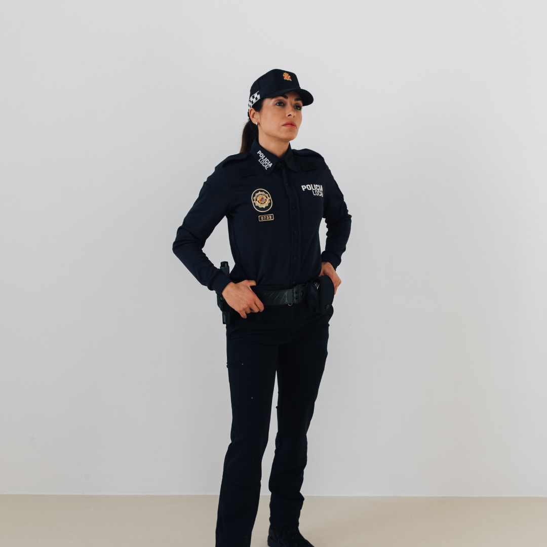 Pantalón bielástico marino mujer invierno